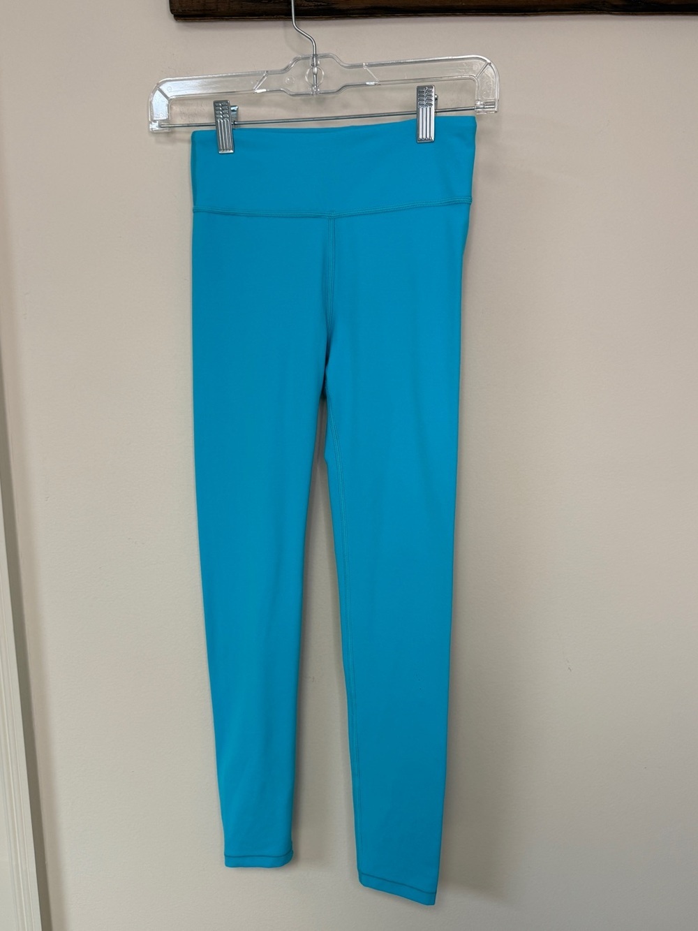Athleta Girl: Girls Blue High Rise PowerVita Chit ChatTight Legging, Size L(12)
